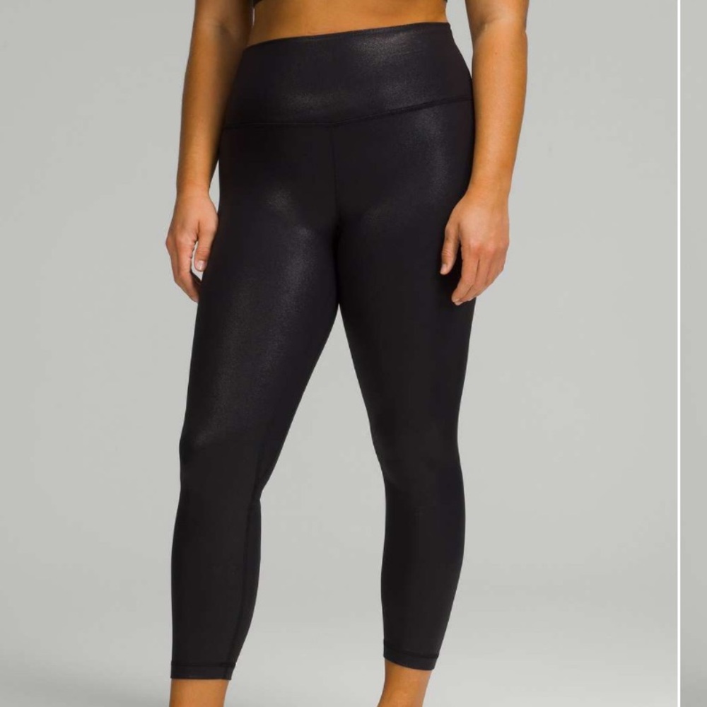 lululemon athletica Shine Black Leggings
